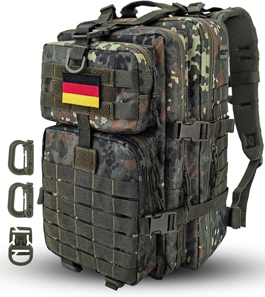 MOLLE Assault Pack, Tactical Backpack Military Army Camping Rucksack, 3-Day Pack