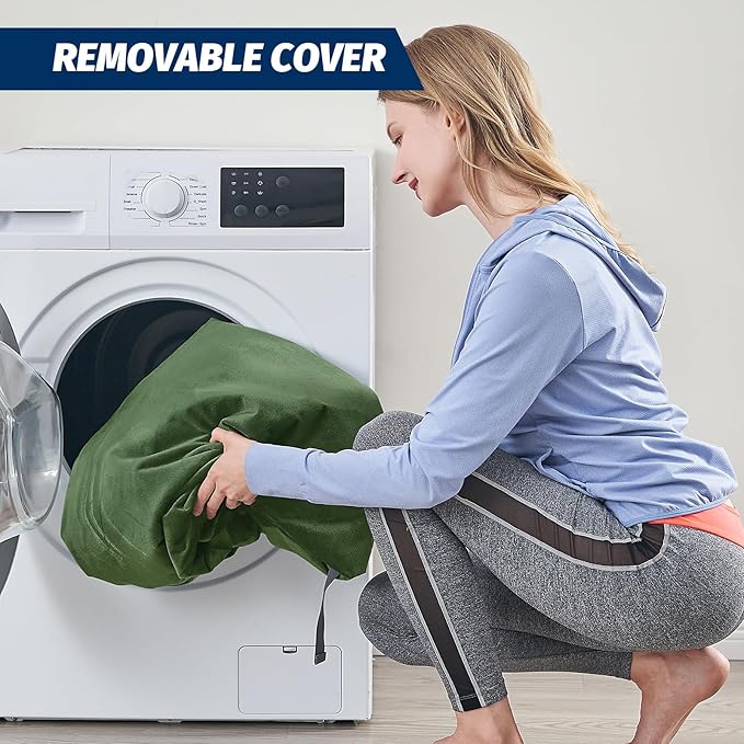 CYMULA CertiPUR-US Memory Foam Camping Mattress Pad, Portable Foam Sleeping Pad for Camping, Roll up Sleeping Mat for Adults Guest Floor Bed for Sleepover, Car, Tent SUV Cot Mattress