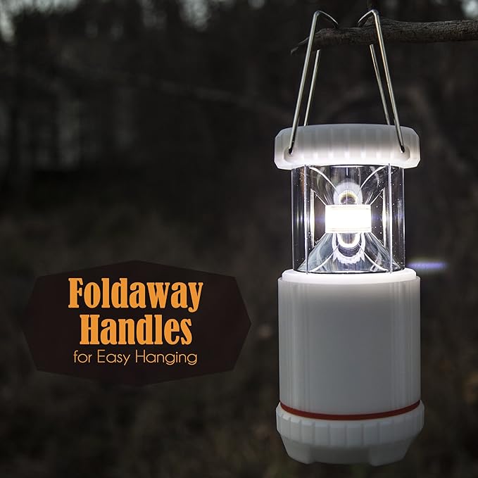 Camping Lantern for Power Outages – Battery Powered LED Light for Emergency, Survival, and Outdoors – Portable Ultra Bright Lantern with Glow Mode for Indoor Use