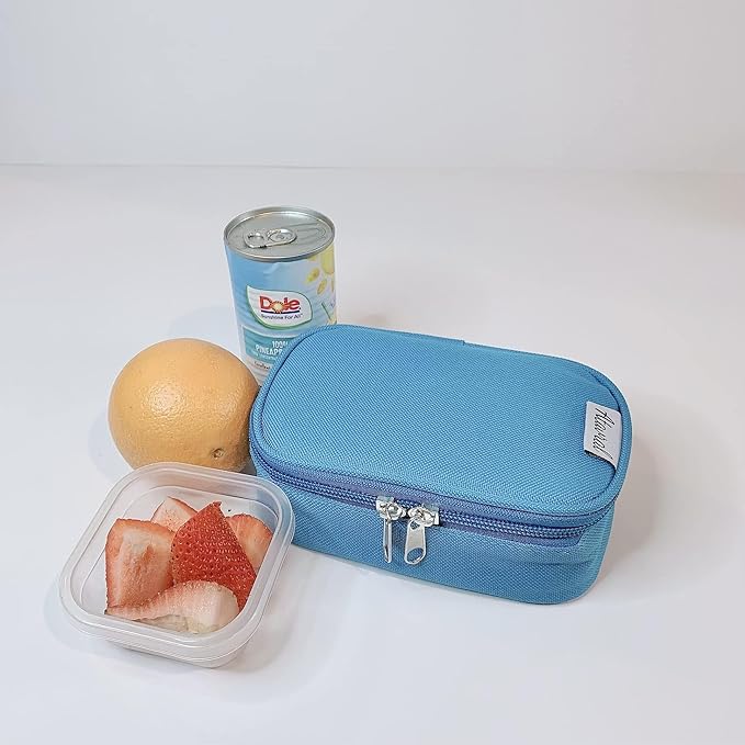 Mini Insulated Bag Snack Bag Mini Lunch Bag Insulin Bag (grey)