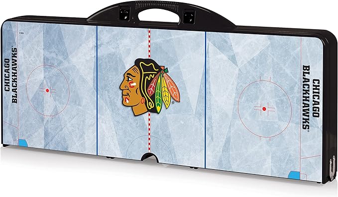PICNIC TIME NHL Unisex-Adult NHL Picnic Table Portable Folding Table with Seats