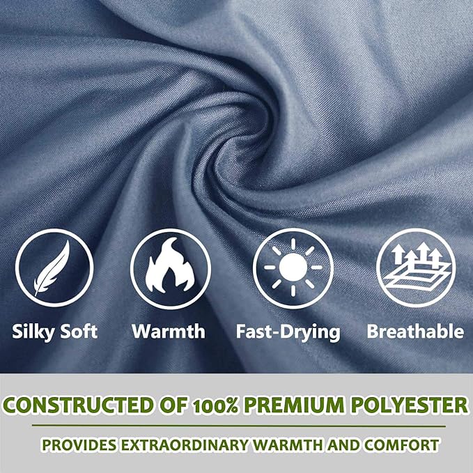 Frelaxy Sleeping Bag Liner, XL Travel Sheet & Camping Sheet for Backpacking, Hotel, Hostels & Traveling, Comfy & Easy Care, Full-Length Zipper/No Zipper