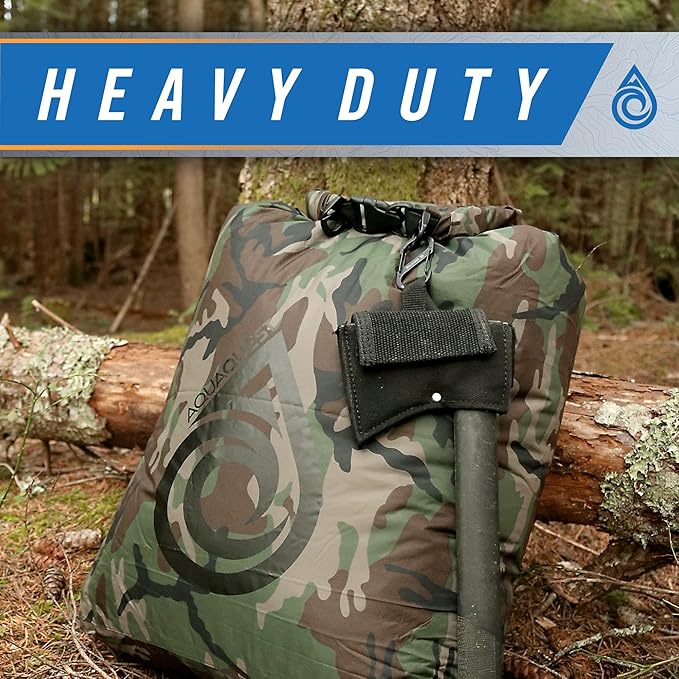 AquaQuest Rogue Dry Bags - 100% Waterproof - 60 L, Boulder Camo