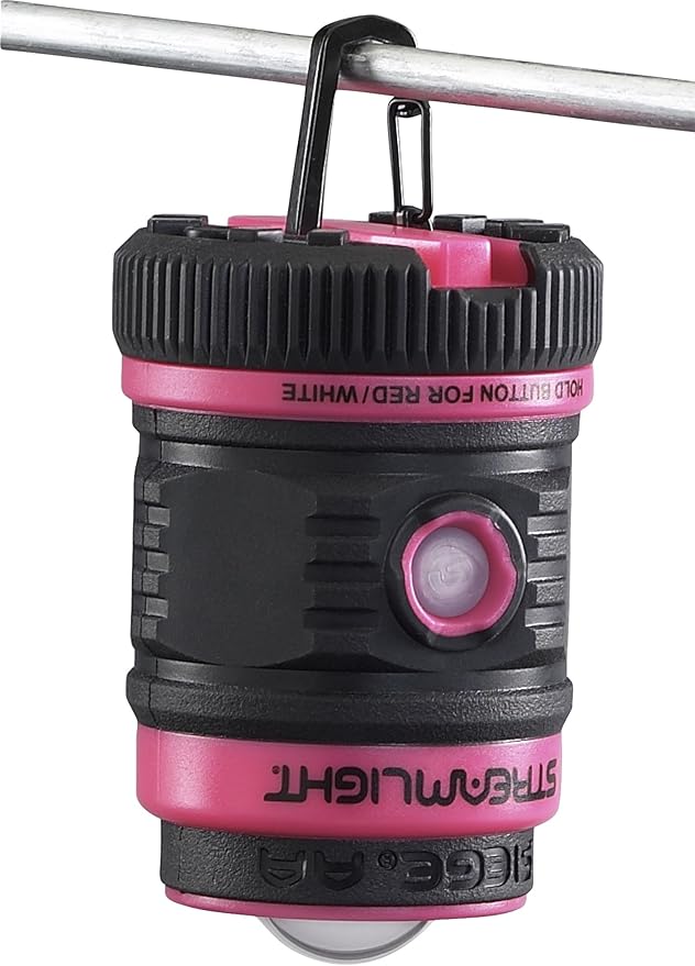Streamlight 44944 Siege 200-Lumen Ultra-Compact Alkaline Handheld Lantern, Pink