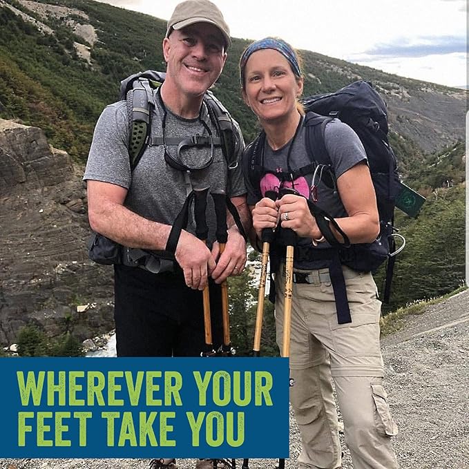 Official Nordic Walking Poles - True Classic Nordic Glove Grips, Lightweight, Adjustable, and Collapsible -2 Pieces w/flip Locks, Detachable Feet and Travel Bag by York Nordic - Heights 5'4"-6'2"