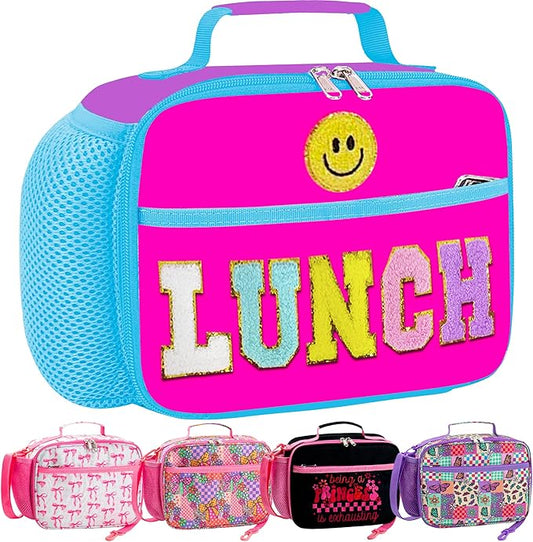 RLGPBON Kids Lunch Bag,Insulated Lunch Box for Girls Boys,Lunch Bag Toddler Teen,School Daycare Cute Travel bags