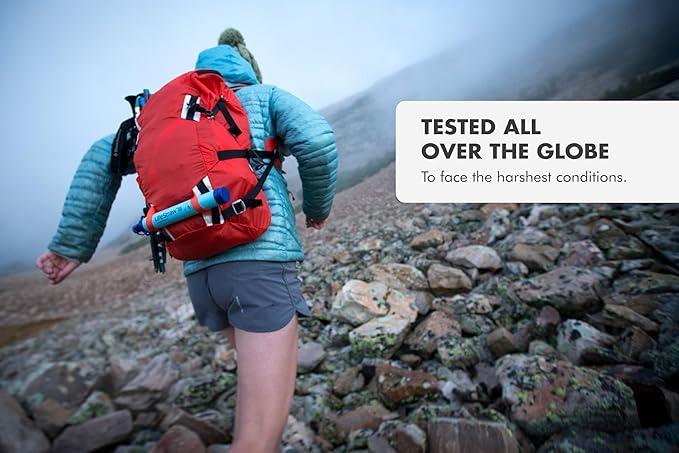 LifeStraw Personal Water Filter for Hiking, Camping, Travel, and Emergency Preparedness