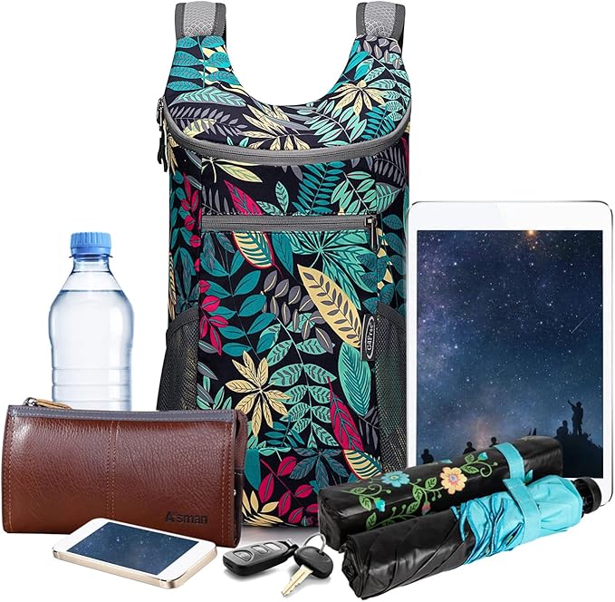 G4Free Lightweight Packable Hiking Backpack for Men Women Small Hiking Daypacks Foldable Shoulder Pack Casual Outdoor Bag 11L