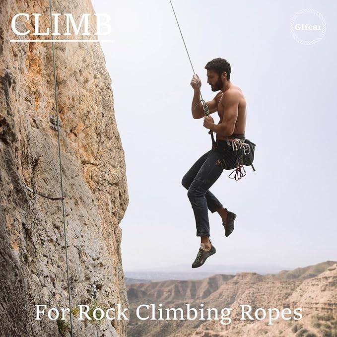 Arborist Rope 1/2 in x 150 Ft Black Tree Climbing Rope Polyester Braided Arborist Climbing Rope 1/2 inch 48 Strands 150 Feet for Various Outdoor Applications Construction Climbing Swing Sailing