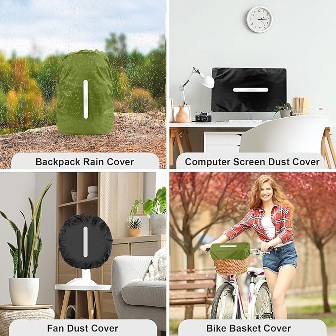 LAMA 2 Pack Waterproof Rain Cover for Backpack, Reflective Rucksack Rain Cover for Anti-dust/Anti-Theft/Bicycling/Hiking/Camping/Traveling/Outdoor Activities