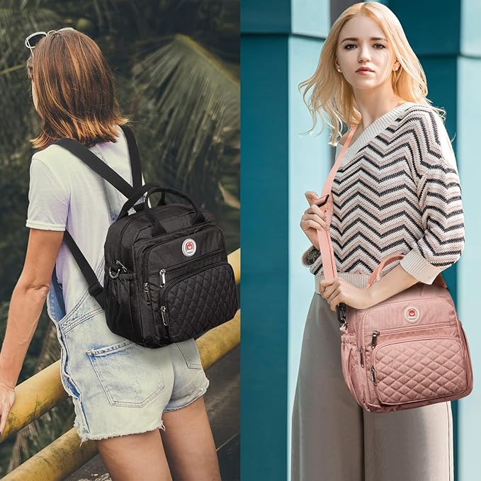 Insulated Lunch Bag Rucksack for Women/Men, 3 carrying way Lunch Tote, Large Waterproof Cooler Box with Side pockets for Adults, Work, Beach, Picnic, Purple