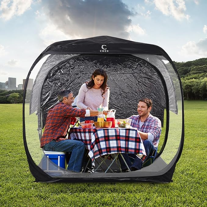 CDEN Sport Tent, Instant Tent, Pop Up, with Sealed Floor, rain Fly, for Sports, Event, Camping