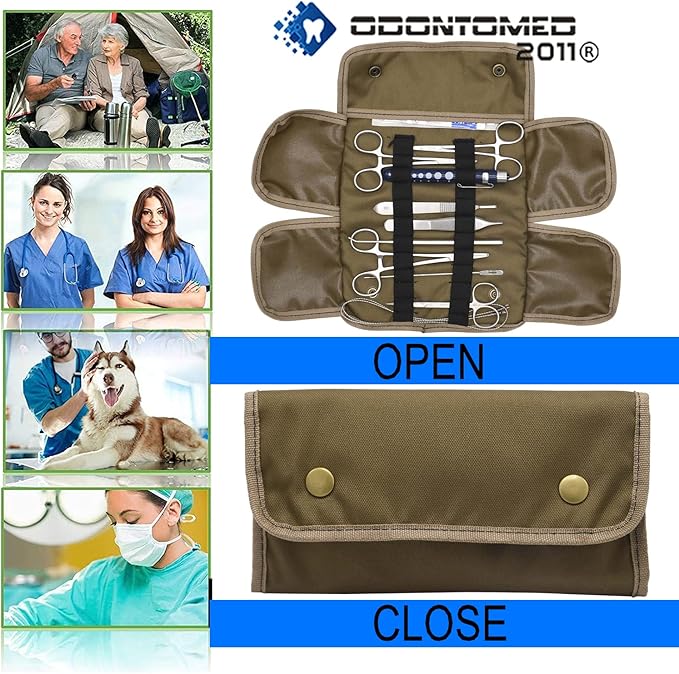 OdontoMed2011 20 PC U.S. Military Style Surplus Emergency/Survival Kit - Bleed CONTOL Kit - Military Style First Aid Kit - Molle Pouch MLT-04