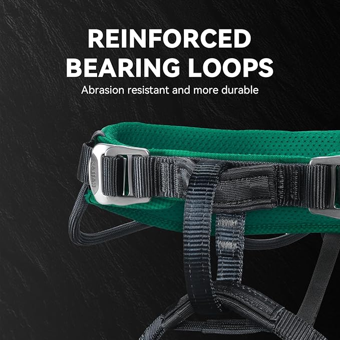 KAILAS B4 Rocking Climbing Harness Adjustable Roofing Harness Rescue Safety Harness Tree Climbing Harness Spikes