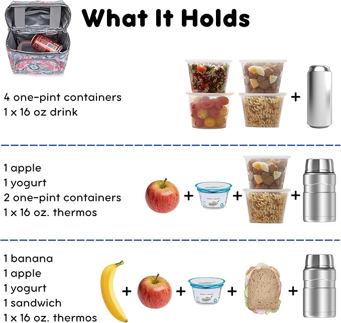 J World Corey Kids Bag. Insulated Lunch-Box for Women, Blue Raspberry