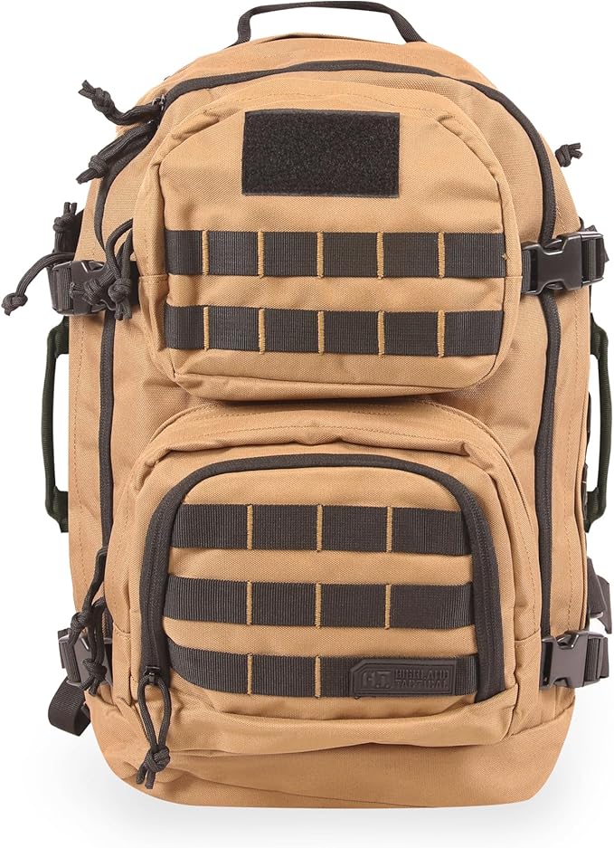 Highland Tactical Men's Major, Desert/Black, ONE_Size