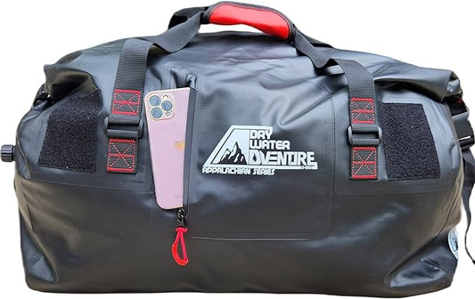 Waterproof Duffel Bag, Marine Grade (80 Liter/21.1 Gallon, Appalachian Series, Black)