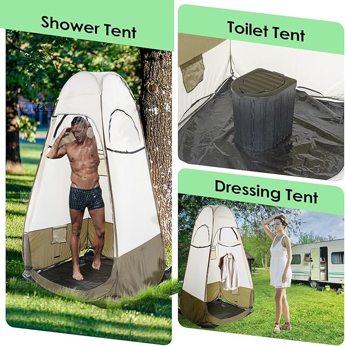 Portable Privacy Tent - Pop Up Shower & Changing Room for Outdoor Camping