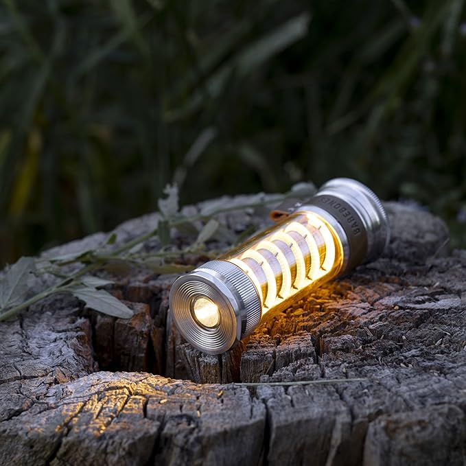 Barebones Edison Light Stick – Aluminum, USB Rechargeable LED Lantern and Flashlight with 7 Modes, 40+ Hour Run Time, Camping Essentials with Magnetic Base