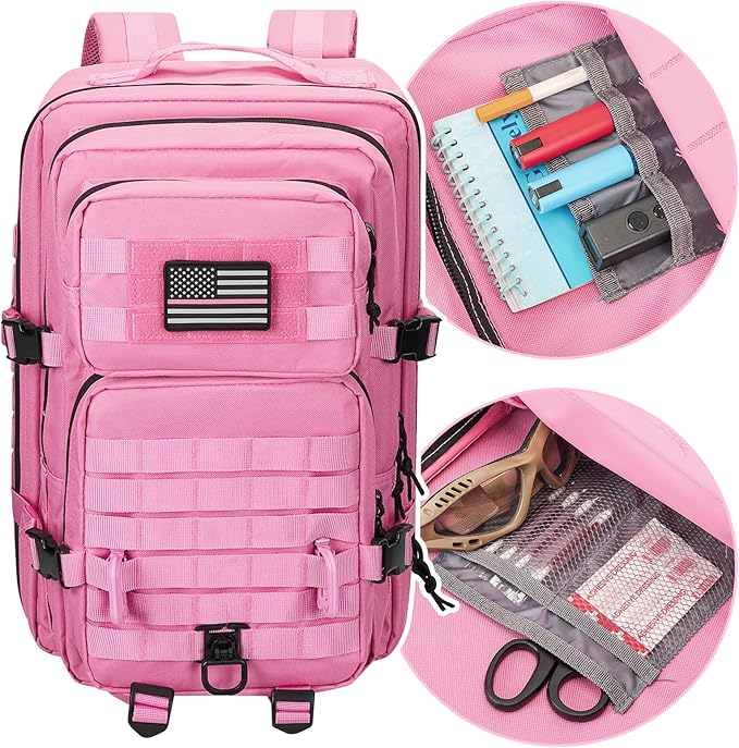 MOLLE Assault Pack, Tactical Backpack Military Army Camping Rucksack, 3-Day Pack