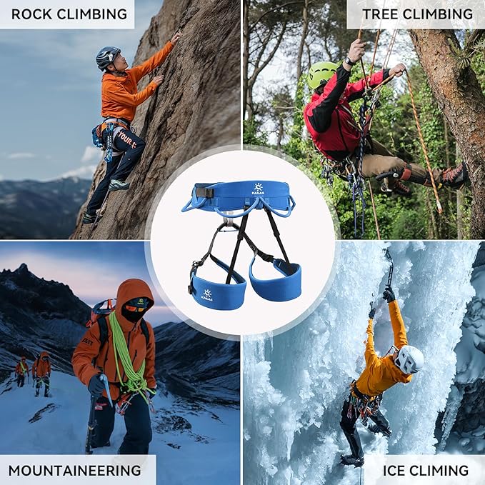 KAILAS B3 Rock Climbing Harness Men Roofing Harness Safety Belt Climbing Gear Adjustable Mountaineering Lightweight