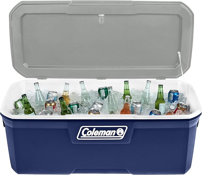Coleman Classic Series Insulated Portable Cooler, Leak-Resistant Outdoor Hard Cooler Keeps Ice up to 5 Days, 52/70/120/150 Quart