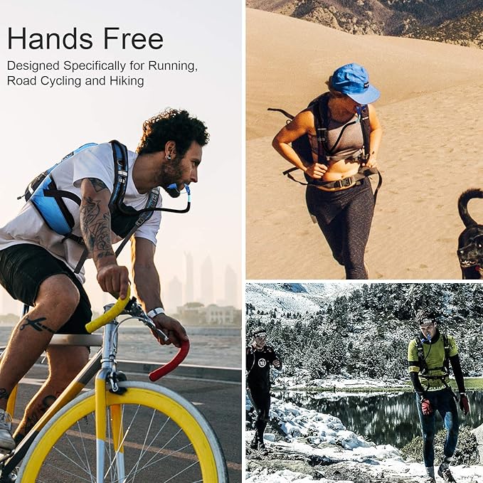 Hydration Pack, Insulated Hydration Backpack with 2L BPA Free Water Bladder and Storage, Hiking Backpack for Men, Women, Kids for Running, Cycling, Camping - Keep Liquid Cool up to 5 Hours