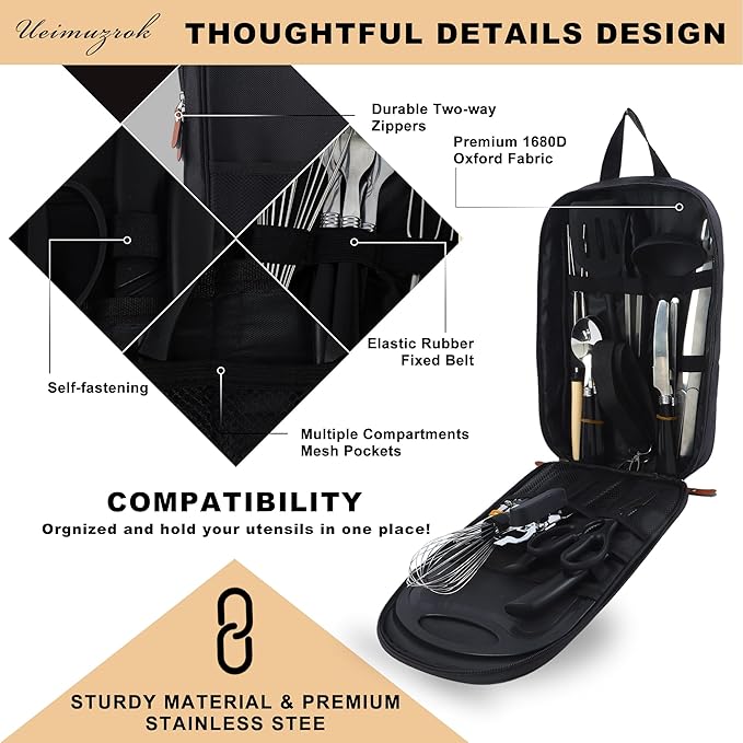 Camping Essentials Cooking Utensils Set, 26/32Pcs Outdoor Camping Kitchen Cookware Stainless Steel Accessories Set Camping Gear Must Haves Grilling and Camping Cooking Utensils Set