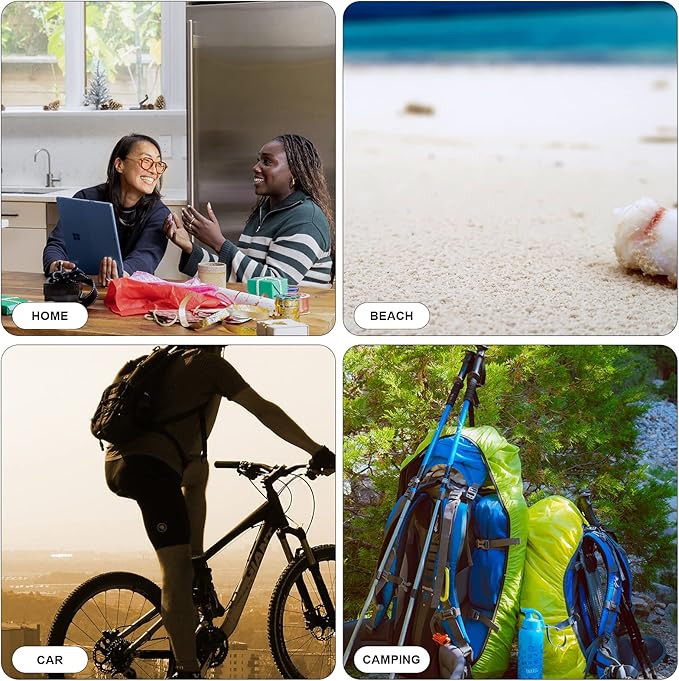 274PCS Car Travel First Aid Kit Supplies for Business, First Aid Backpacking Essentials Items Trauma Emergency Survival Kits for Home Outdoor Adventure, Blue Monoki