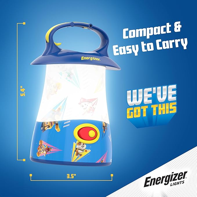 Energizer PAW Patrol Lanterns (2-Pack), Paw Patrol Toys for Boys and Girls, Great Lightweight LED Lantern for Kids (Batteries Included)