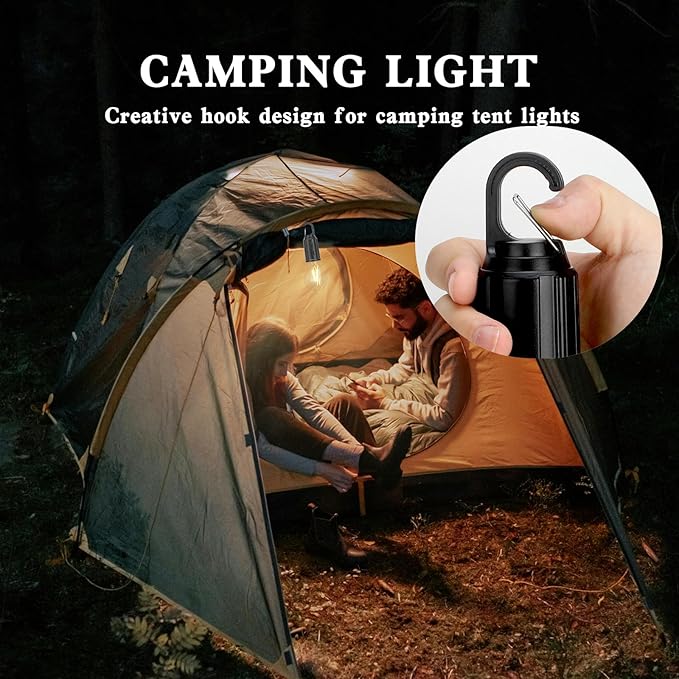 Battery Operated Rechargeable LED Lights Bulbs 2w 2700k Soft White Outdoor Waterproof,3 Light Modes,Vintage Candle Shape,for Gazebo Chandelier,Camping,Backup,Pergola,1pack USB Cordless Bulb