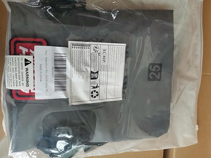 Motorcycle Dry Bag - Waterproof Motorcycle Duffle & Luggage Tail Bag Saddle Bags with Roll Top Closure, Large Storage Space，for Motorcycle Back Seat(Grey, 25L)