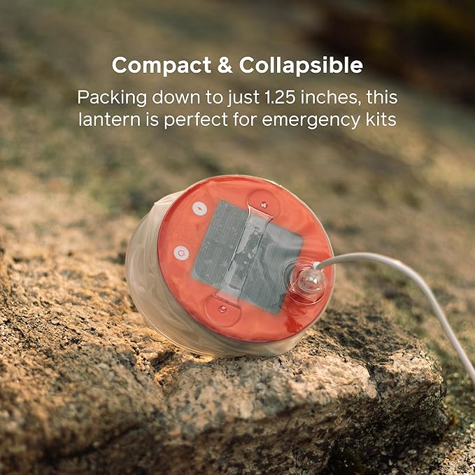 BioLite Luci Emergency Inflatable, Rechargeable Solar Lantern