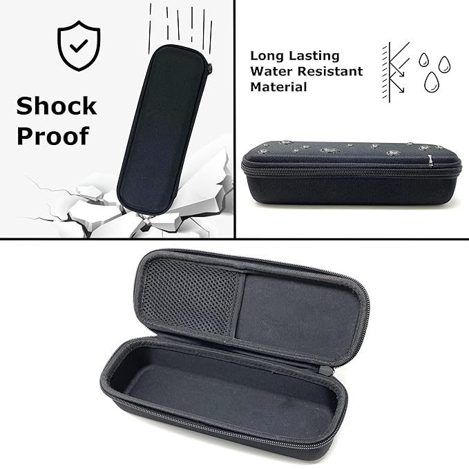 Arber Hard Case for Manscaped Lawn Mower 5.0, 4.0 or 3.0 Trimmer - Protective Travel Toiletry Organizer for Trimmer and Accessories, for Grooming, Shaving and Essentials - Case Only