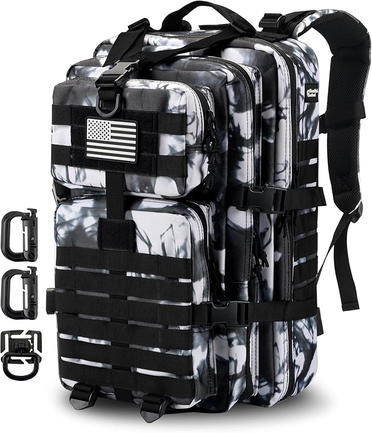 MOLLE Assault Pack, Tactical Backpack Military Army Camping Rucksack, 3-Day Pack