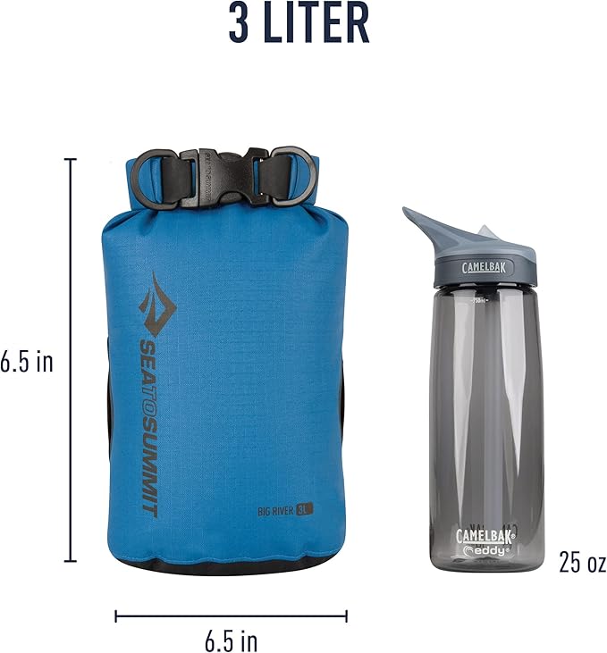 Sea to Summit Big River Dry Bag, Ultra-Durable Roll-Top Dry Storage