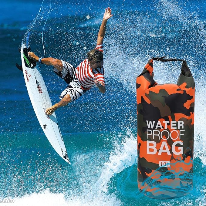 Waterproof Dry Bag 2L/5L/10L/15L/20L/30L, Roll Top Sack Keeps Gear Dry for Kayaking, Rafting, Boating, Swimming, Camping, Hiking, Beach, Fishing with Free Waterproof Phone Case