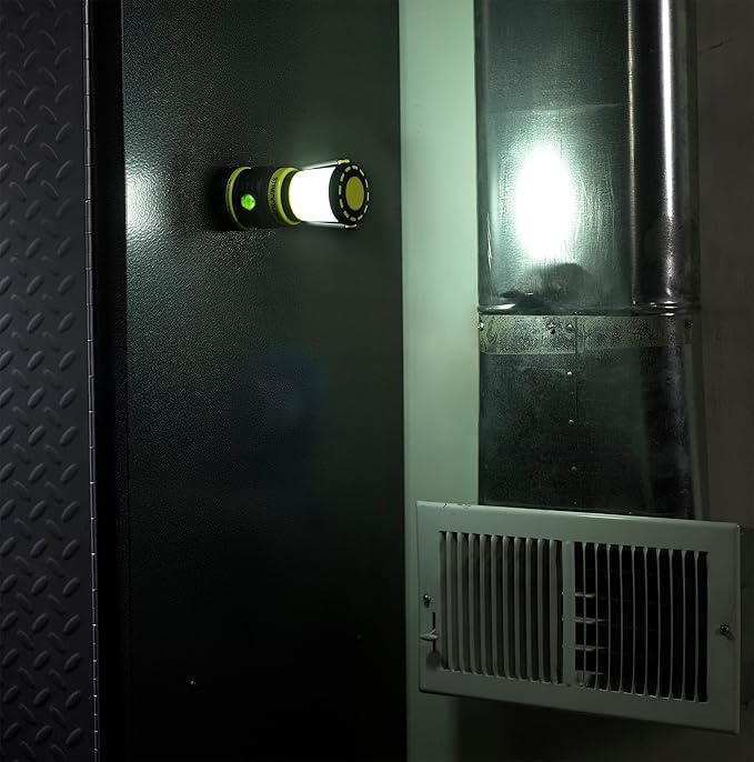 Streamlight 44943 Siege 200-Lumen Ultra-Compact AA Alkaline Outdoor Hand Lantern/Flashlight with Magnetic Base, Yellow