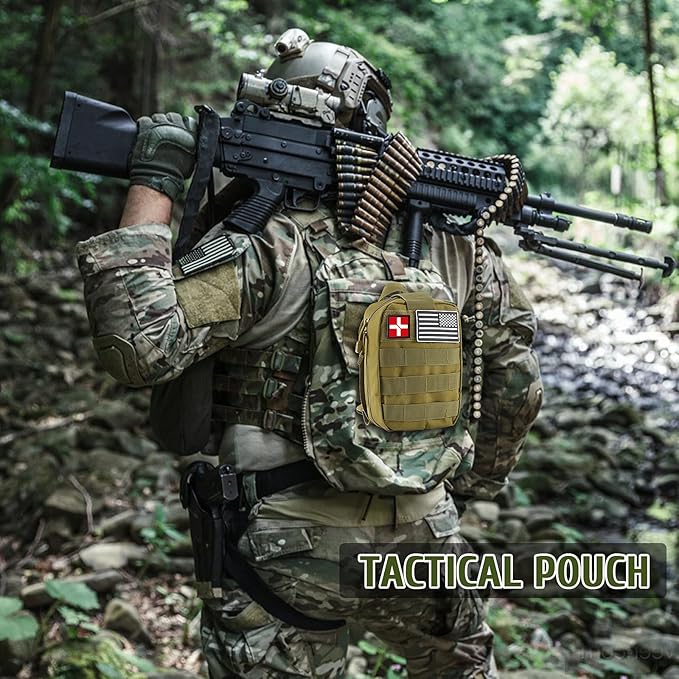 Survival Kits, 170 PCS First Aid Kit/Trauma Kit with Essential Survival Gear Emergency Medical Supplies for Hiking Camping Backpacking Outdoor Adventure, Gifts for Him Dad Men Christmas