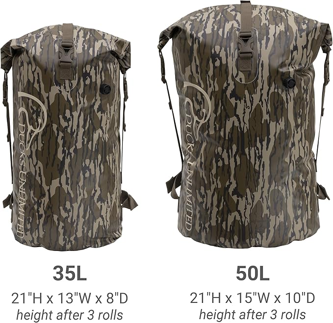 ALPS OutdoorZ Guardian Backpack Dry Bag, Mossy Oak Original Bottomland, 35L