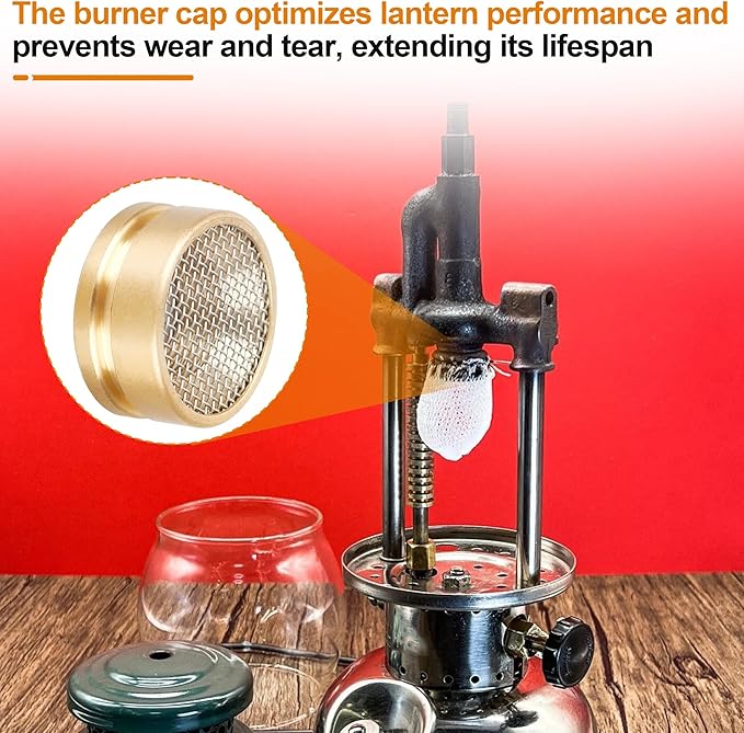 Burner Cap and Screen for Coleman Lanterns Replacement Parts,2423231 Camping Lantern Accessories Compatible with Coleman Lantern 639.236.237.249