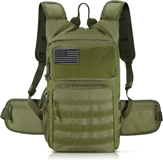 Tactical Hydration Pack Lightweight Insulation Water Backpack Molle Hydration Backpack for Hiking, Running, Cycling, Climbing, Hunting, Fishing
