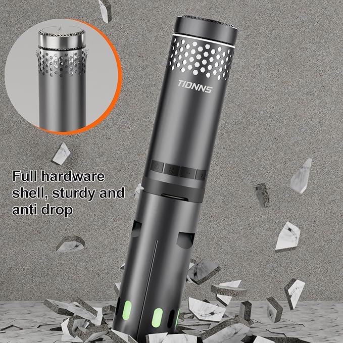 Camping Lights Rechargeable, Detachable Camping Lantern with Stand, Telescopic Waterproof Camping Lamp, Magnetic Work Hanging Light, LED Tent Flashlights for Emergency, Power Outages (Gray)