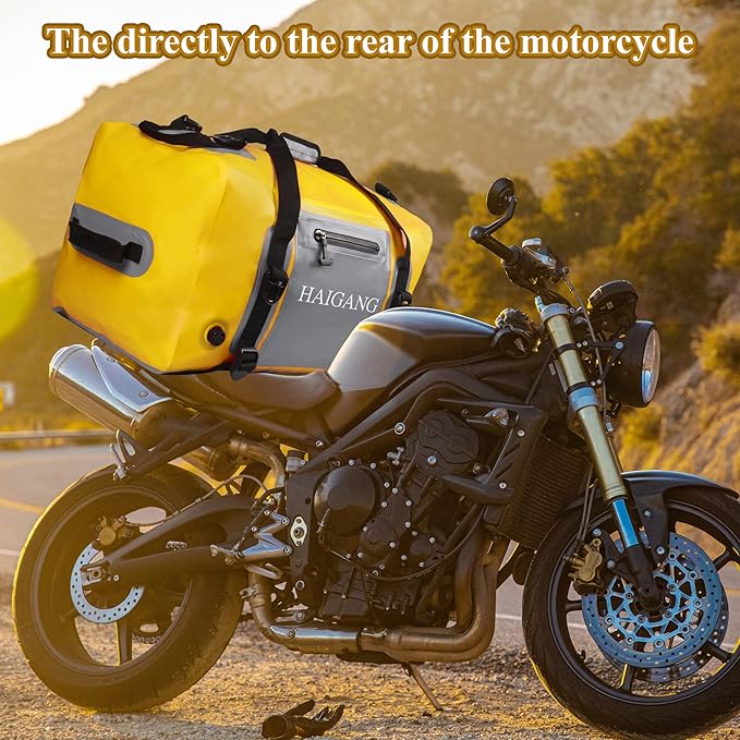 70L Waterproof Duffel Bag Travel Dry Bag, Large Capacity, Adjustable Thickened Straps and Handles, Zip Closure, Air Valve, Keep Equipment Safe, Suitable for Boating Rafting Motorcycle Kayaking