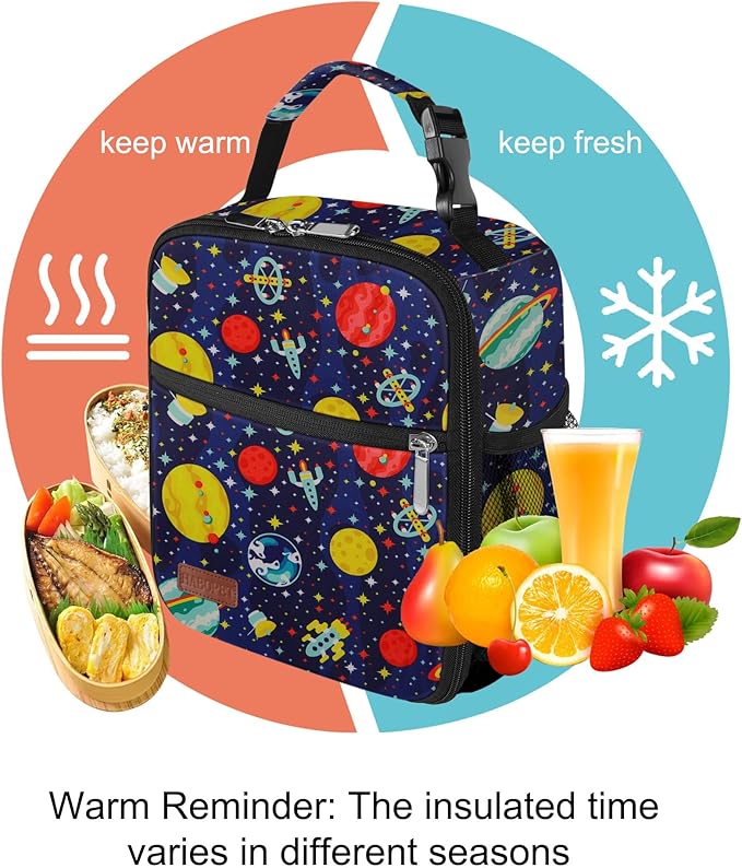 Lunch Box for Men & Women Durable Lunch Bag for Adults Reusable Small Lunchbox Space