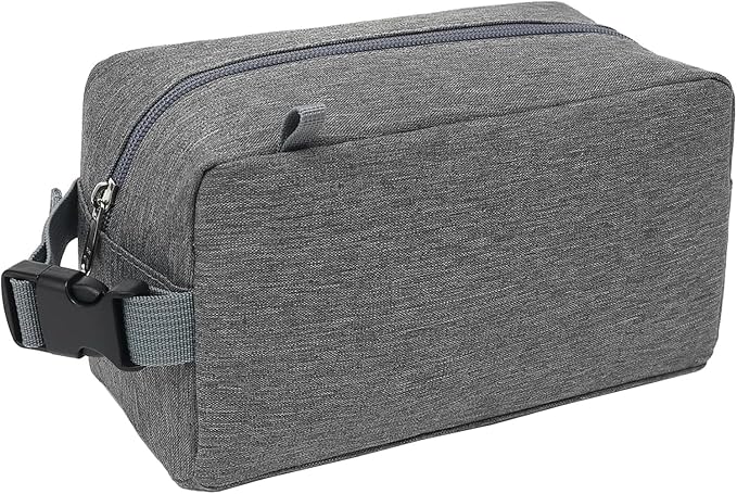 FlowFly Small Insulated Lunch box Portable Soft Bag Mini Cooler Thermal Meal Tote Kit with Buckle for Work, GreyWithBuckle