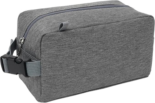 FlowFly Small Insulated Lunch box Portable Soft Bag Mini Cooler Thermal Meal Tote Kit with Buckle for Work, GreyWithBuckle