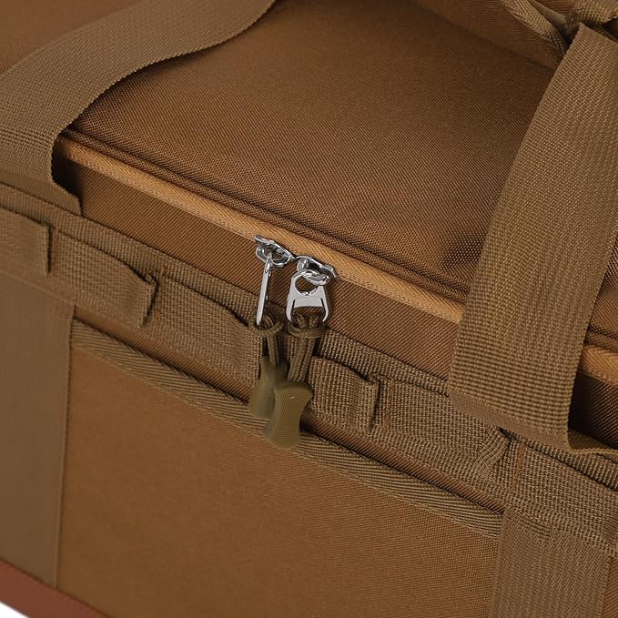 Fockety Camping Storage Bag, Large Capacity 30L BBQ and Picnic Bag Organizer with Handles, Hard Design Trunk Organizer Multipurpose Tactical Bags