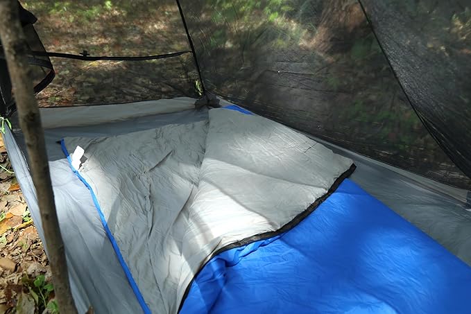 Ultralight Backpacking Sleeping Bag 1.77lbs, Warm Weather Sleeping Bag 50℉-63℉, Nylon Shell and Lining, Waterproof, Compact and Lightweight for Backpacking Camping Hiking