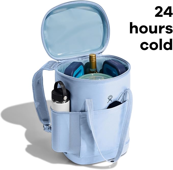 Hydro Flask Cooler Backpack for Beach, Beverages and Travel - Insulated Soft Lunch Bag - 20 L Capacity in Surf Blue